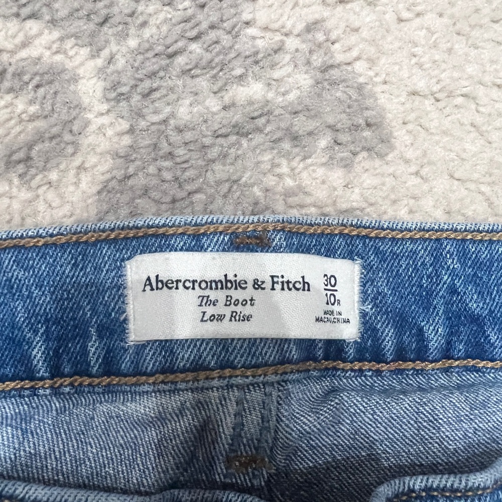 Abercrombie & Fitch Blue Boot Cut Jeans